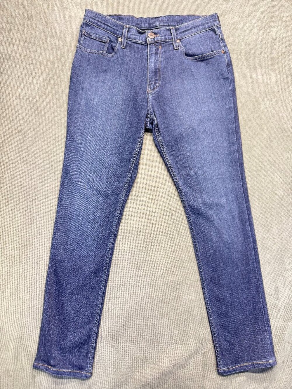 PAIGE Federal Jeans Mens 32x28 Blue Straight Slim Fit Dark Wash Denim